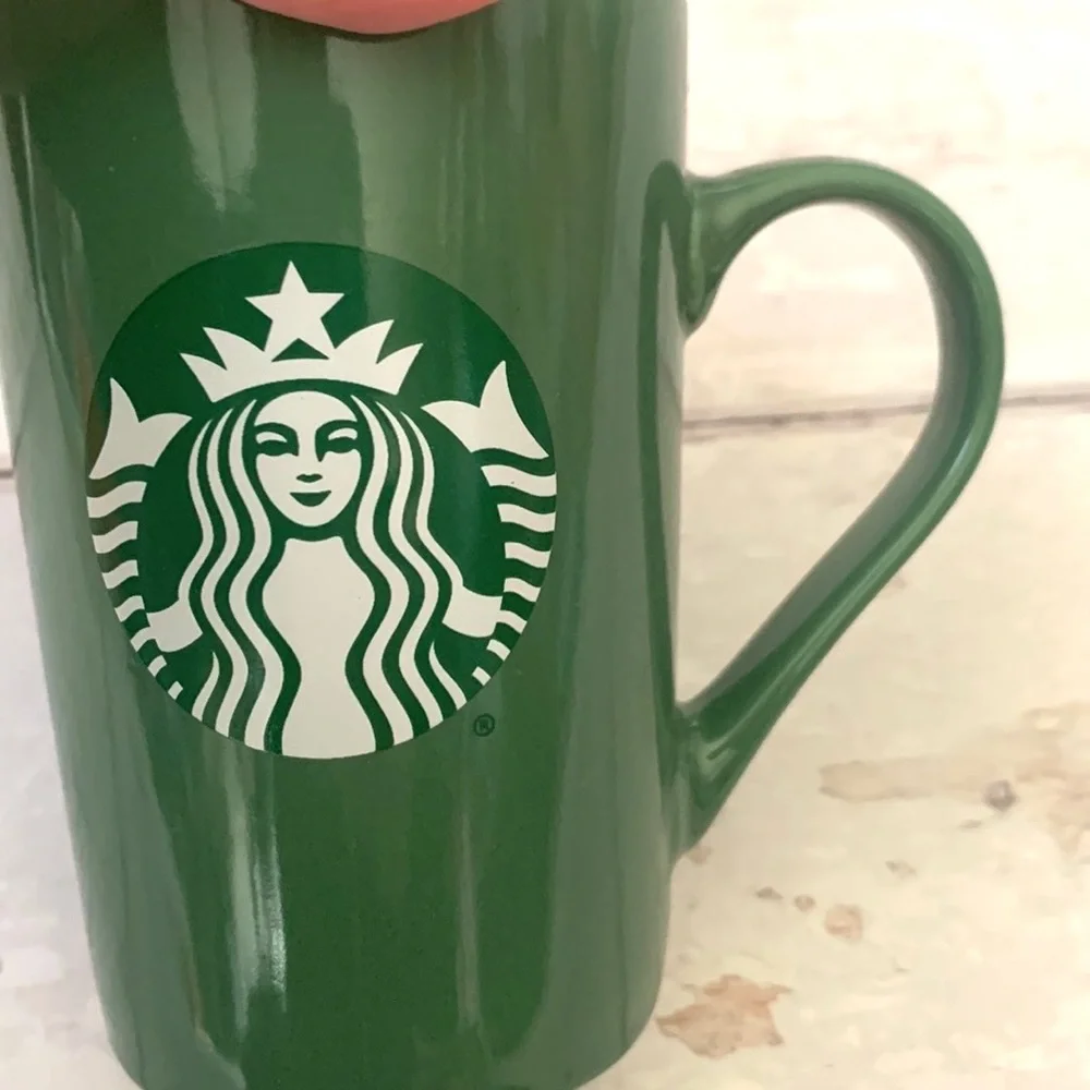 Starbucks Mug 2021 Green 11oz Ceramic Coffee Tea Cup Logo